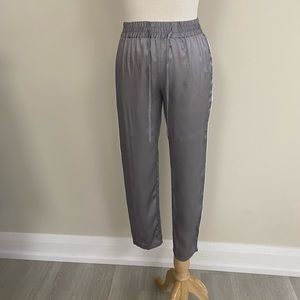 100% Silk Tapered Pajama Pants